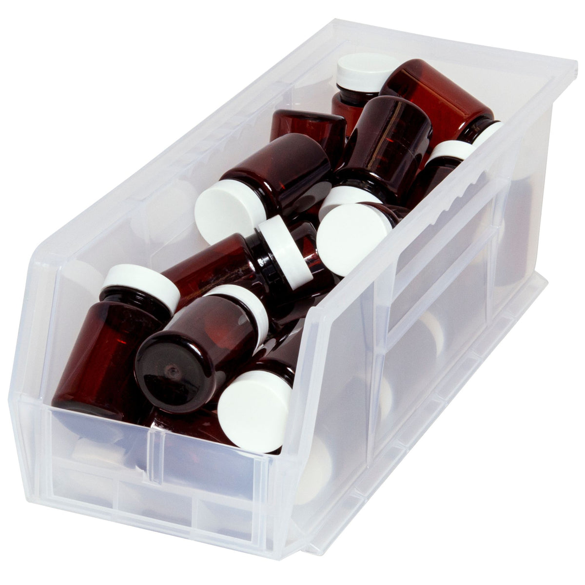 Akro-Mils 12 Pack AkroBins Plastic Storage Bins, Organizers (Open Box)