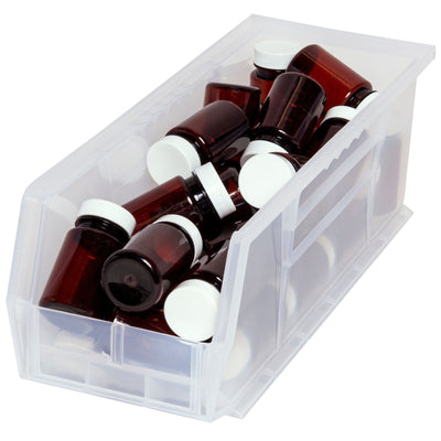 Akro-Mils 12 Pack AkroBins Plastic Storage Bins, Organizers (Open Box)