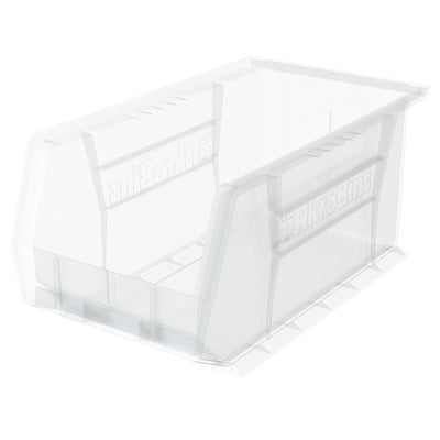 Akro-Mils 12 Pk AkroBins Plastic Storage Bins, Space-Saving Organizers(Open Box)