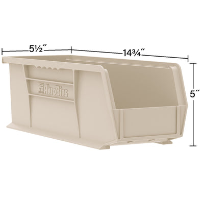 Akro-Mils 12 Pack AkroBins Plastic Storage Bins, Organizers (Open Box)