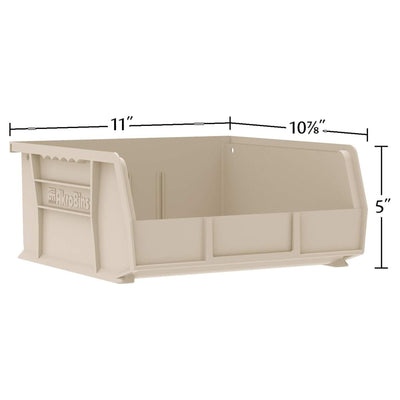 Akro-Mils 6 Pack AkroBins Plastic Storage Bins, Organizers (Open Box) - VMInnovations