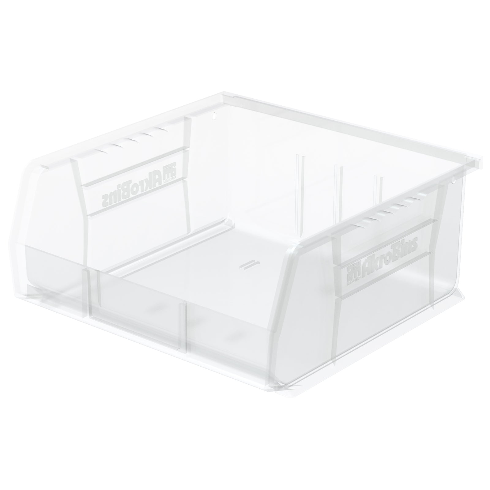 Akro-Mils 6 Pack AkroBins Plastic Storage Bins, Space-Saving Organizers, Clear - VMInnovations