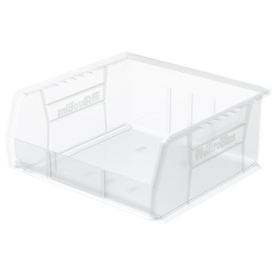 Akro-Mils 6 Pack AkroBins Plastic Storage Bins, Space-Saving Organizers, Clear - VMInnovations