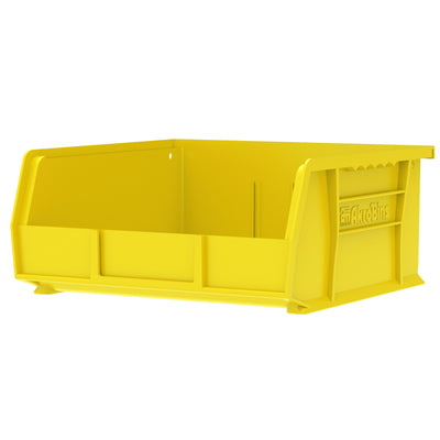 Akro-Mils 6 Pk AkroBins Plastic Storage Bins, Space-Saving Organizers (Open Box)