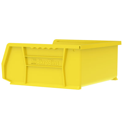 Akro-Mils 6 Pk AkroBins Plastic Storage Bins, Space-Saving Organizers (Open Box)
