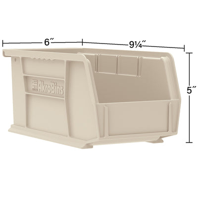 Akro-Mils 12 Pack AkroBins Plastic Storage Bins, Organizers(Open Box) - VMInnovations