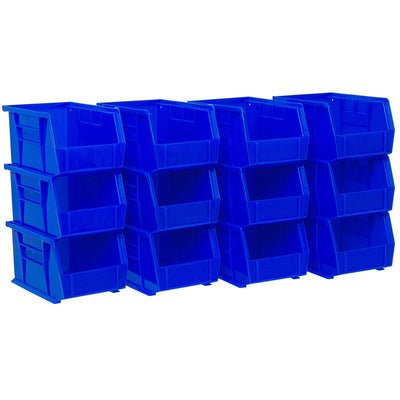 Akro-Mils 12 Pack AkroBins Plastic Storage Bins, Organizers(Open Box) - VMInnovations