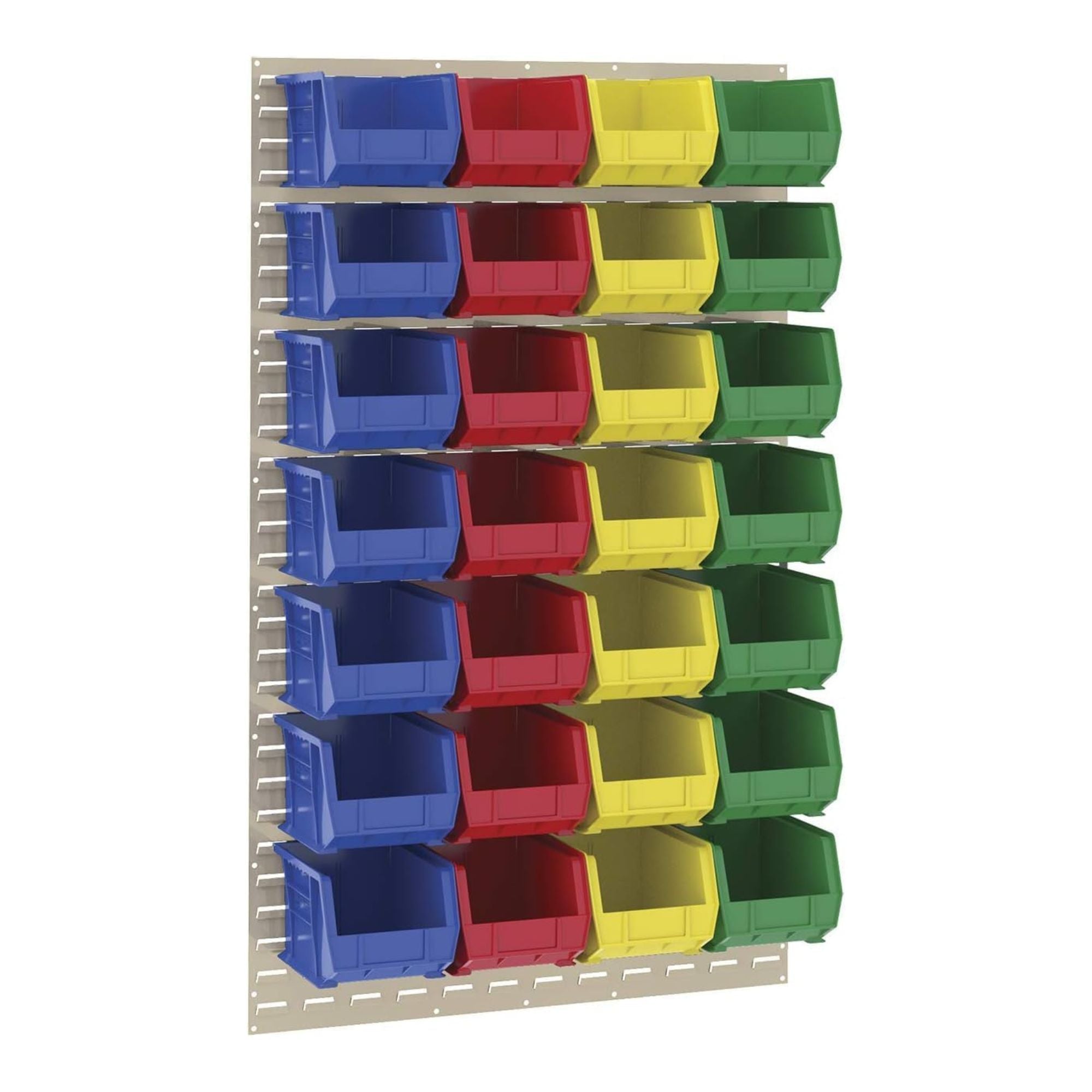 Akro-Mils 6 Pack AkroBins Plastic Storage Bins, Space-Saving Organizers, Blue - VMInnovations