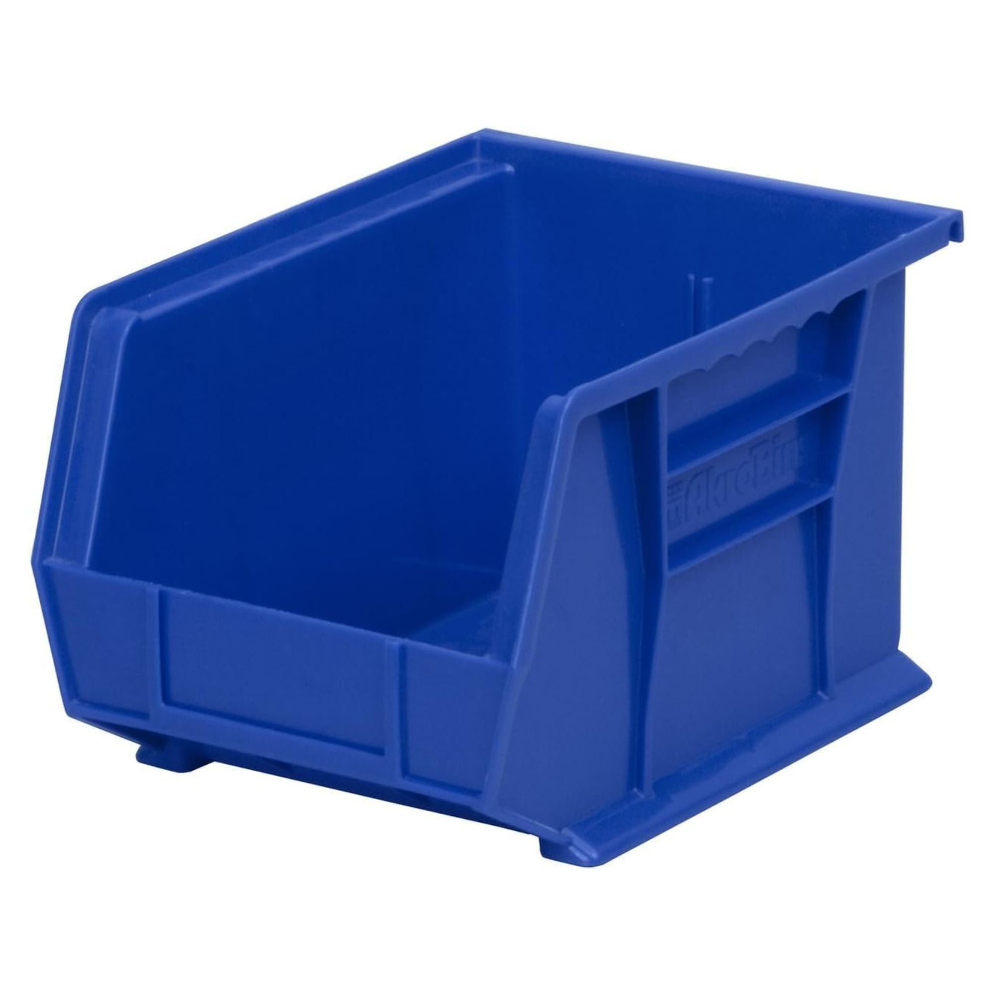 Akro-Mils 6 Pack AkroBins Plastic Storage Bins, Space-Saving Organizers, Blue - VMInnovations