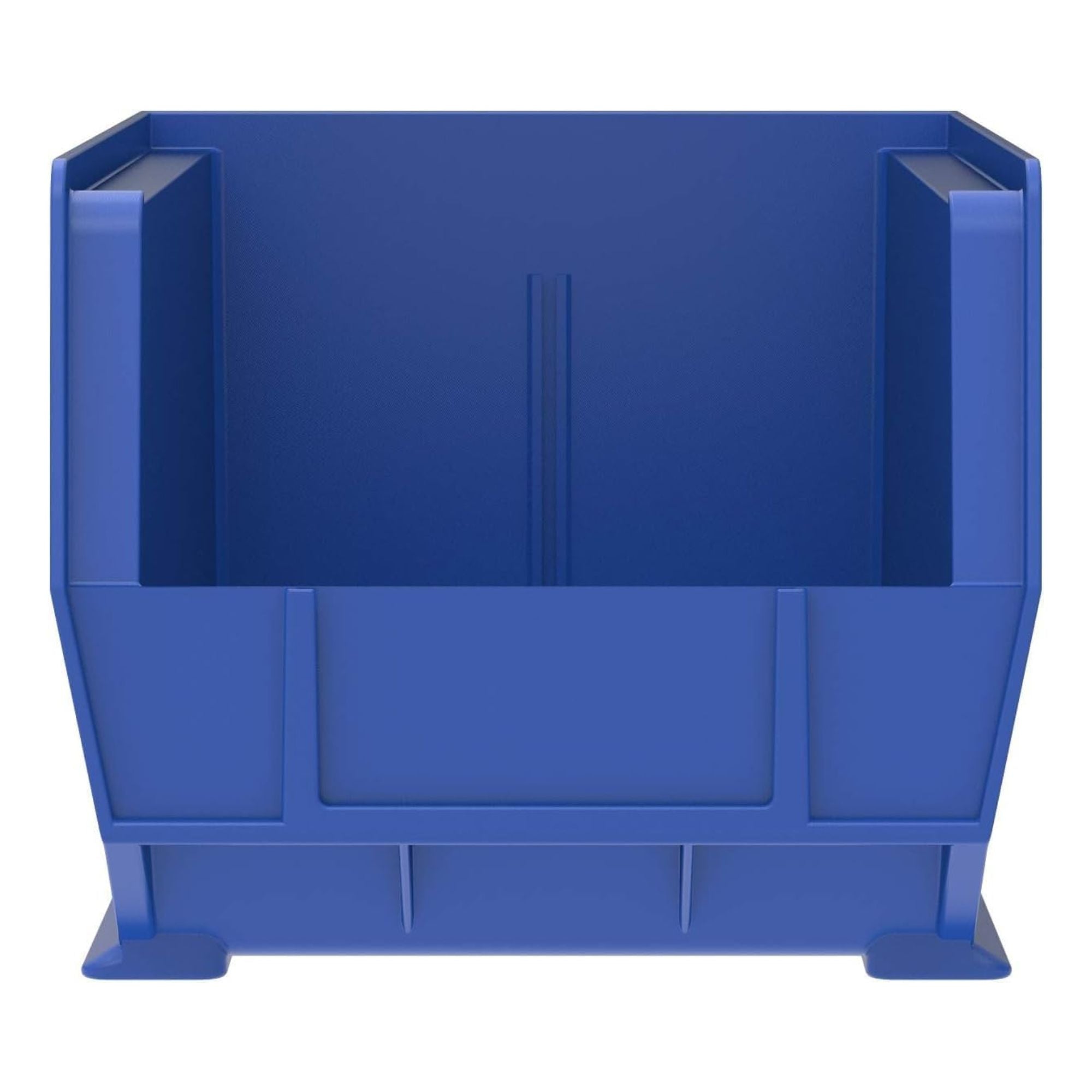 Akro-Mils 12 Pack AkroBins Plastic Storage Bins, Space-Saving Organizers, Blue (Open Box)