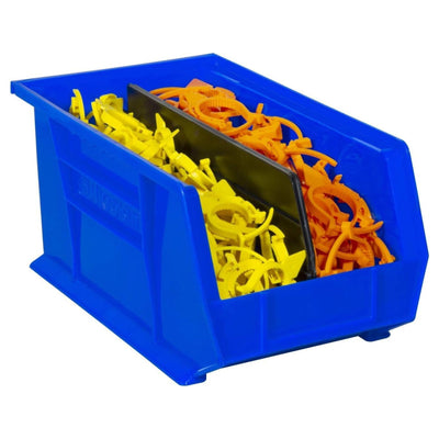 Akro-Mils 12 Pack AkroBins Plastic Storage Bins, Space-Saving Organizers, Blue (Open Box)