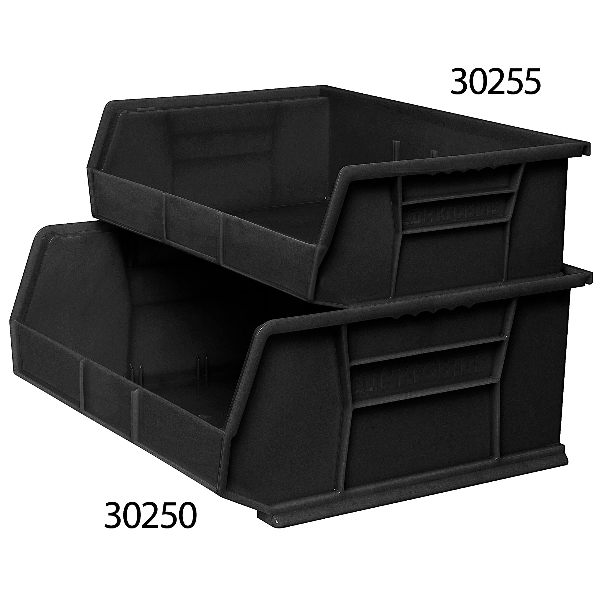 Akro-Mils AkroBins Plastic Storage Bins, Space-Saving Organizers (Open Box) - VMInnovations