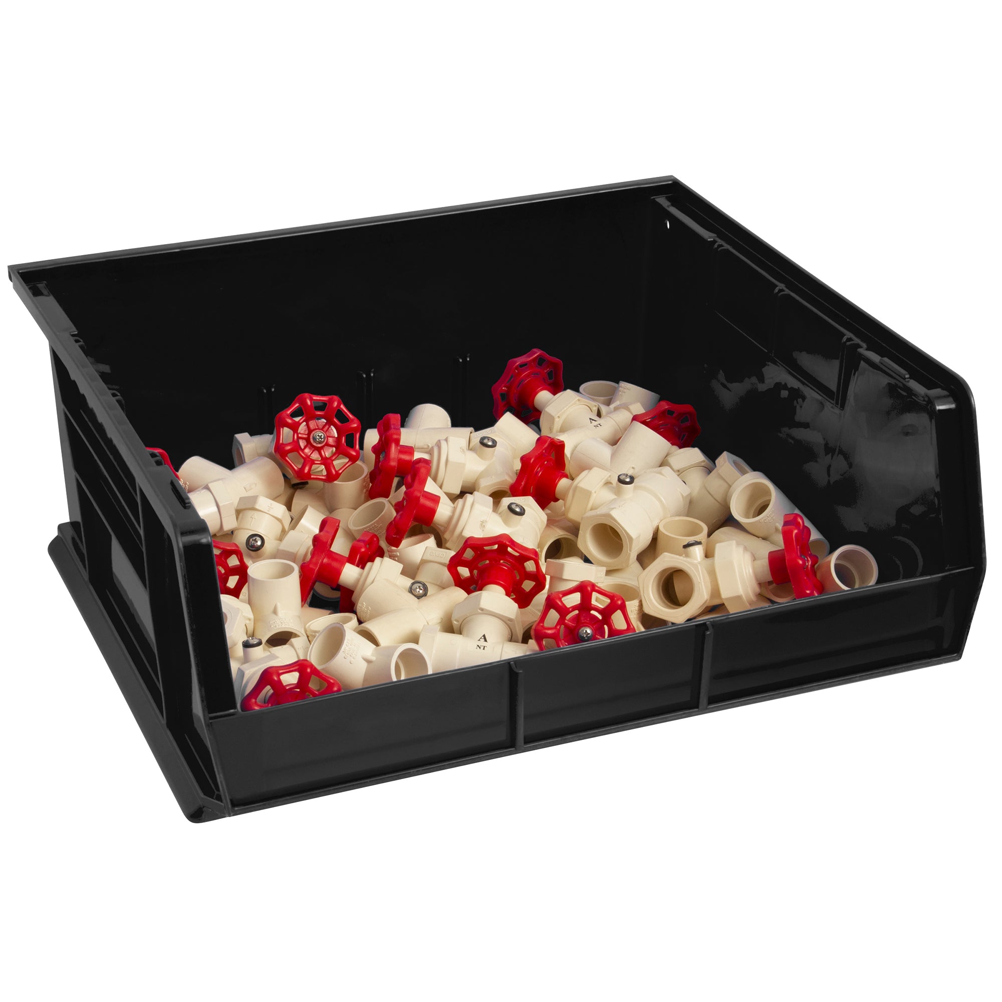 Akro-Mils AkroBins Plastic Storage Bins, Space-Saving Organizers (Open Box) - VMInnovations