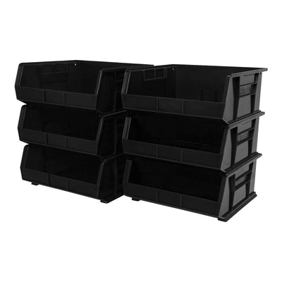 Akro-Mils AkroBins Plastic Storage Bins, Space-Saving Organizers (Open Box) - VMInnovations