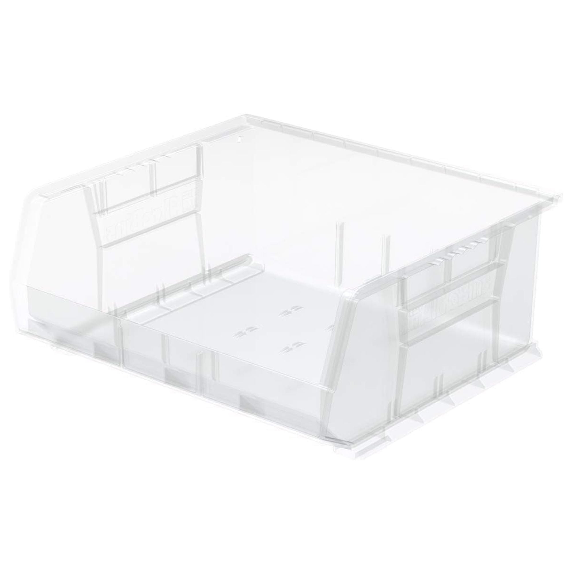 Akro-Mils 6 Pack AkroBins Plastic Storage Bins, Space-Saving Organizers, Clear - VMInnovations