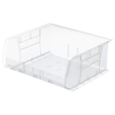 Akro-Mils 6 Pack AkroBins Plastic Storage Bins, Space-Saving Organizers, Clear - VMInnovations