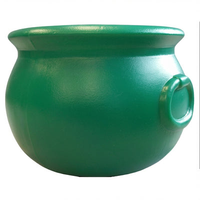 Union Products St. Patrick's Day Cauldron, 8" Treat Container, Green, 4 Pack