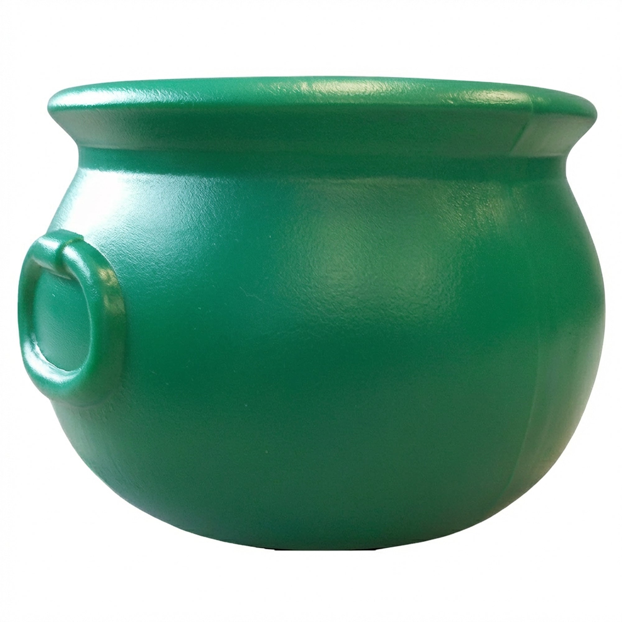 Union Products St. Patrick's Day Cauldron 8" Treat Holder Container, Kelly Green - VMInnovations