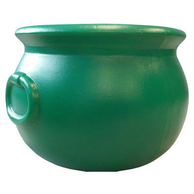Union Products St. Patrick's Day Cauldron 8" Treat Holder Container, Kelly Green - VMInnovations