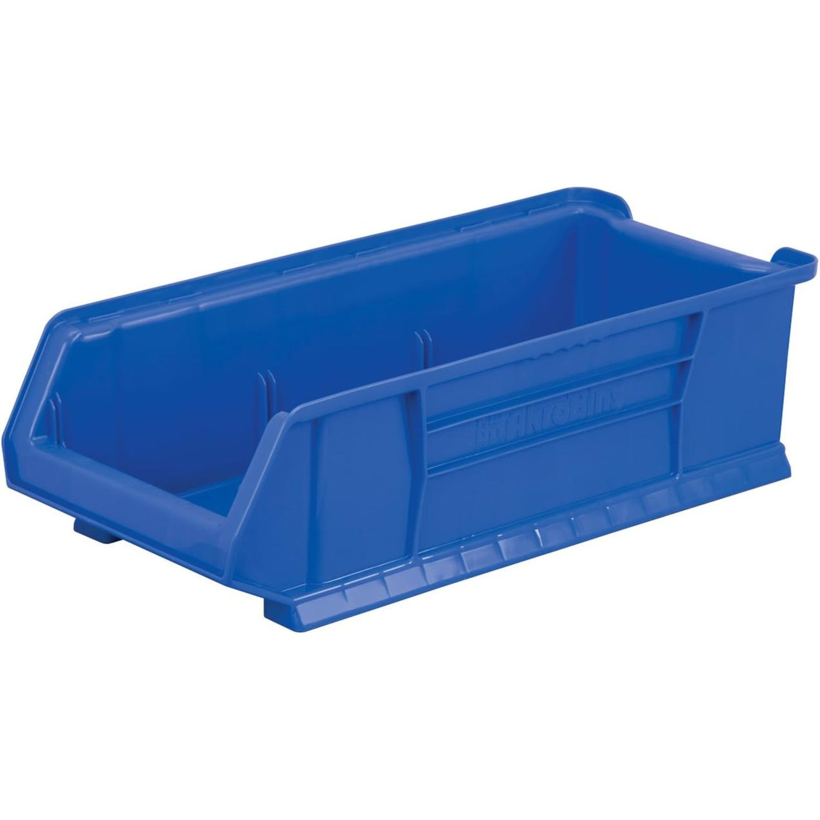 Akro-Mils 4 Pack AkroBins Plastic Storage Bins, Space-Saving Organizers, Blue - VMInnovations