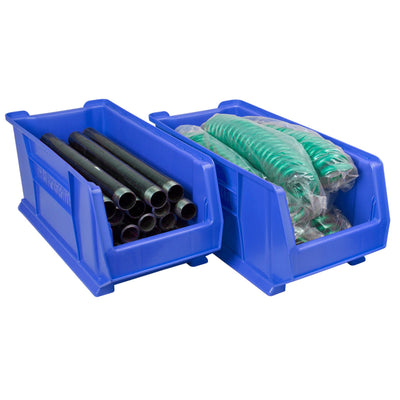 Akro-Mils 4 Pack AkroBins Plastic Storage, Space-Saving Organizers (Open Box)