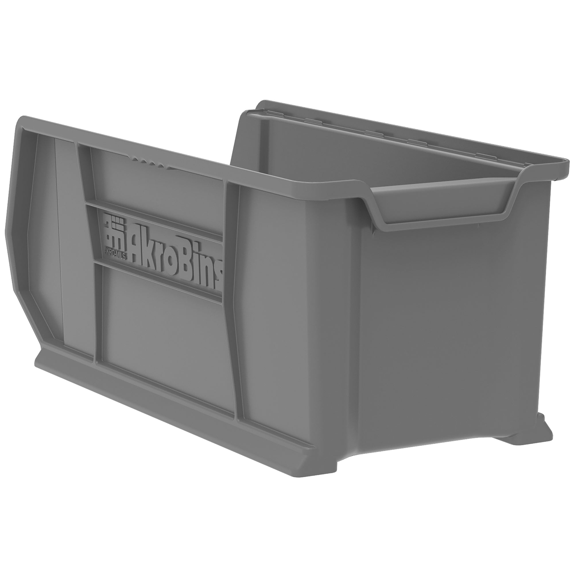 Akro-Mils 4 Pack AkroBins Plastic Storage Bins, Space-Saving Organizers, (Used)