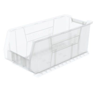 Akro-Mils 4 Pk AkroBins Plastic Storage Bins, Space-Saving Organizers (Open Box)