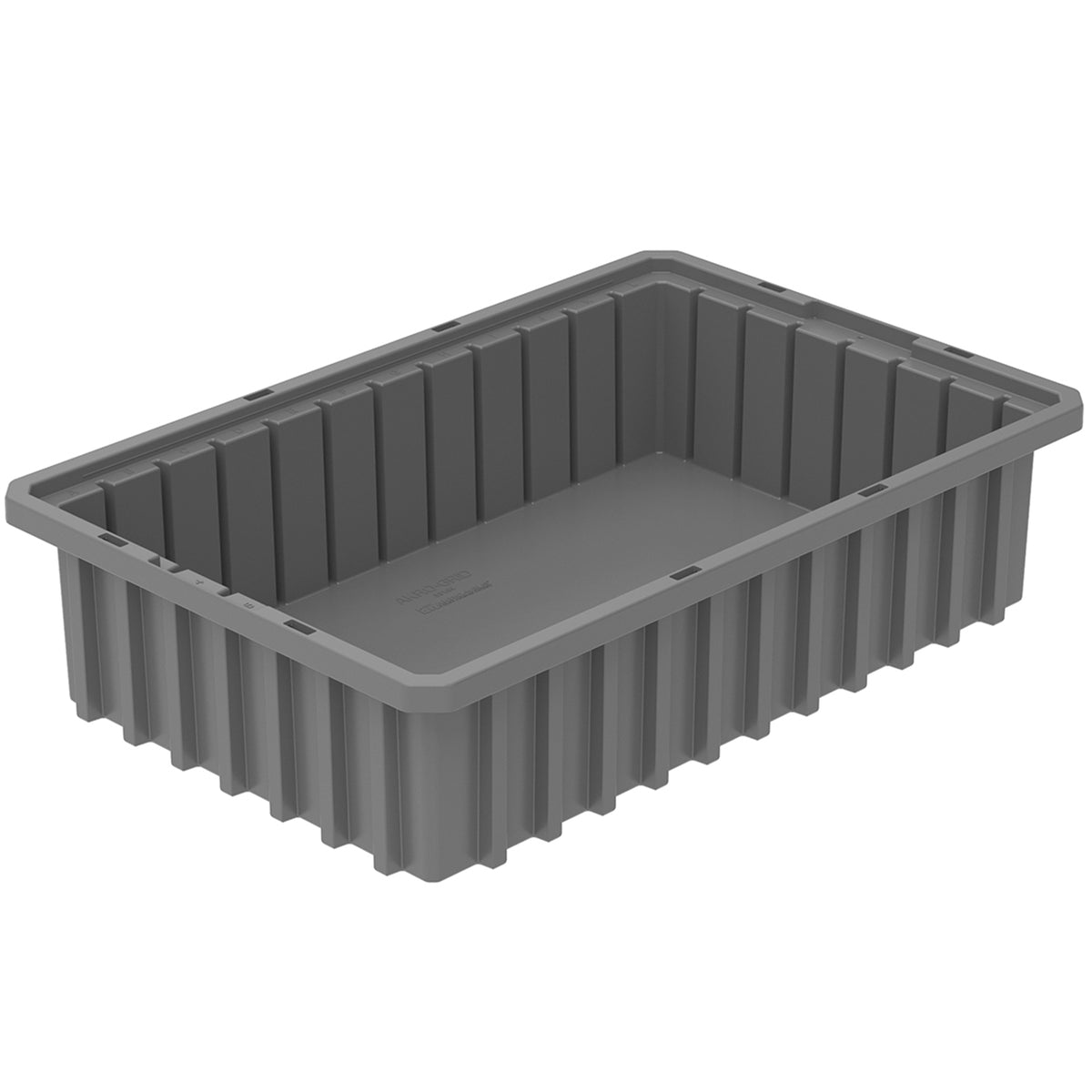 Akro-Mils 12 Pack Akro-Grid Dividable Storage Box, 16.5 x 10.875 x 8 Inch, Gray
