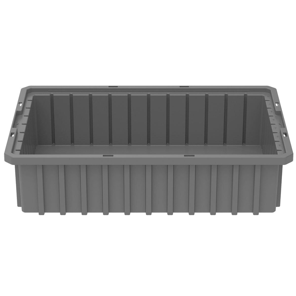 Akro-Mils 12 Pack Akro-Grid Dividable Storage Box, 16.5 x 10.875 x 8 Inch, Gray
