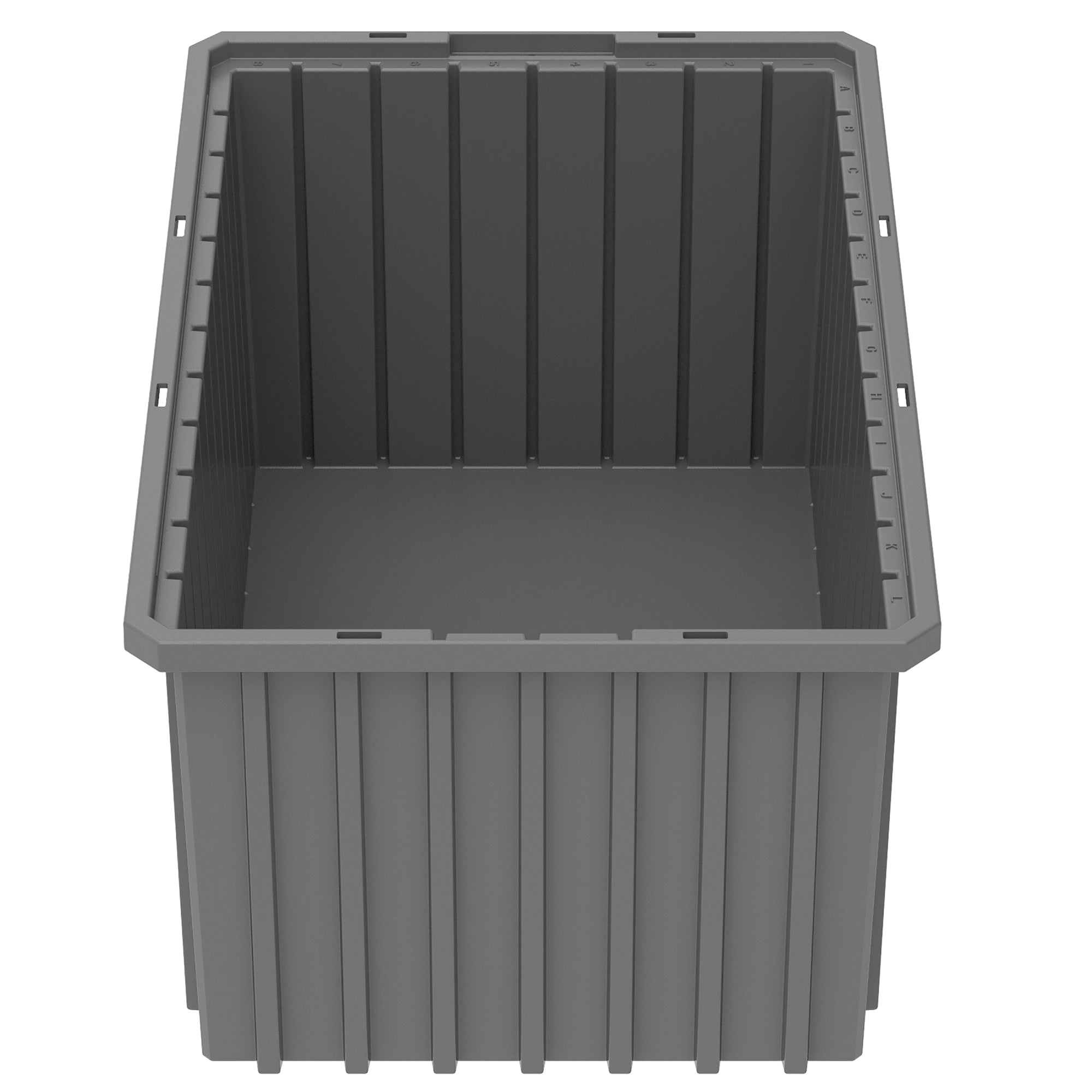 Akro-Mils 6 Pack Akro-Grid Dividable Storage Box, 16.5 x 10.875 x 8 Inch, Gray