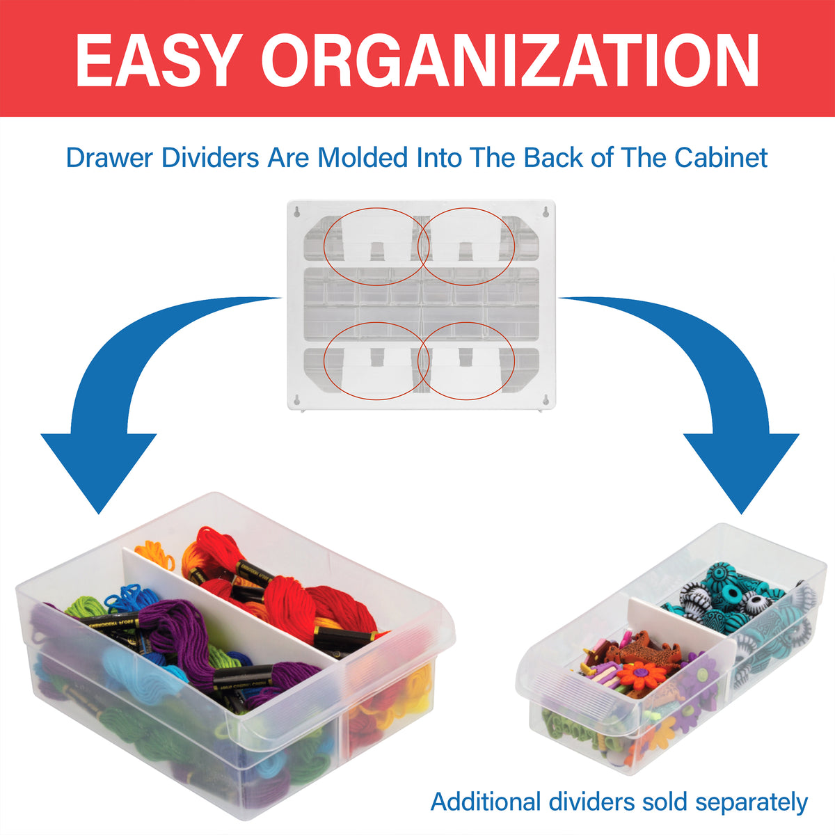 Akro-Mils 24 Drawer Plastic Storage Organizer Cabinet for Garage Use (Open Box)