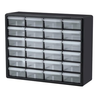 Akro-Mils 24 Drawer Plastic Storage Organizer Cabinet for Garage Use (Open Box)