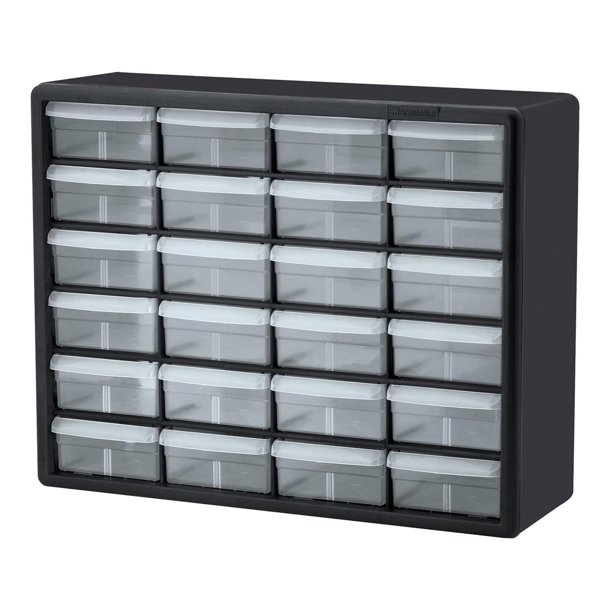 Akro-Mils 24 Drawer Plastic Storage Organizer Cabinet for Garage Use (Open Box)