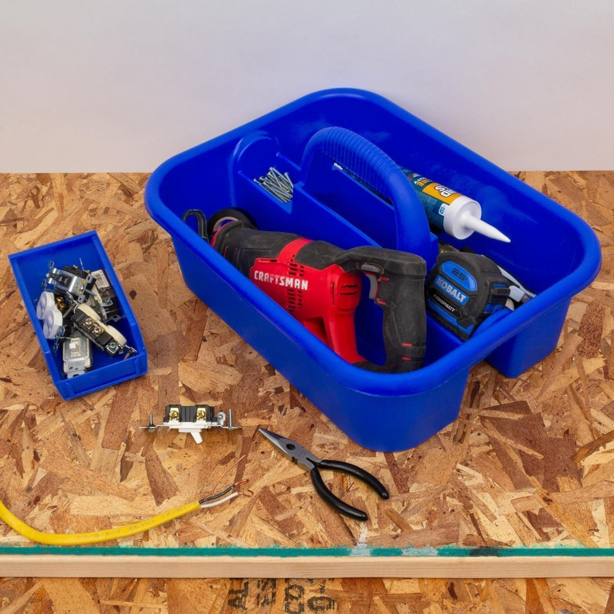 Akro-Mils Tool Tote Organizer Caddy w/ Handle & Dual Compartments (Open Box)