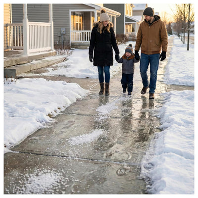 Snow Joe Eco Melt Premium Pet-Safe Ice Met, Low-Tracking Deicer, Works to -25°F