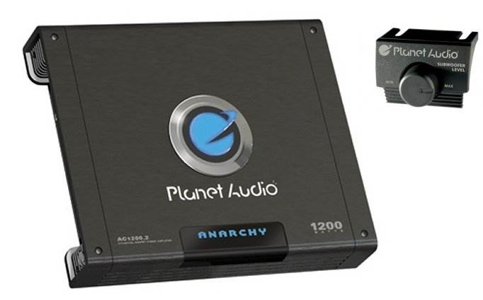 PLANET AUDIO AC1200.2 1200W 2 Channel Car A/B Amplifier + Boss 2 Farad Capacitor