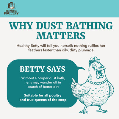 Premium Poultry Diva Dust Bath with Lavender and Tea Tree, 20 Lb Bag, 2 Pack - VMInnovations