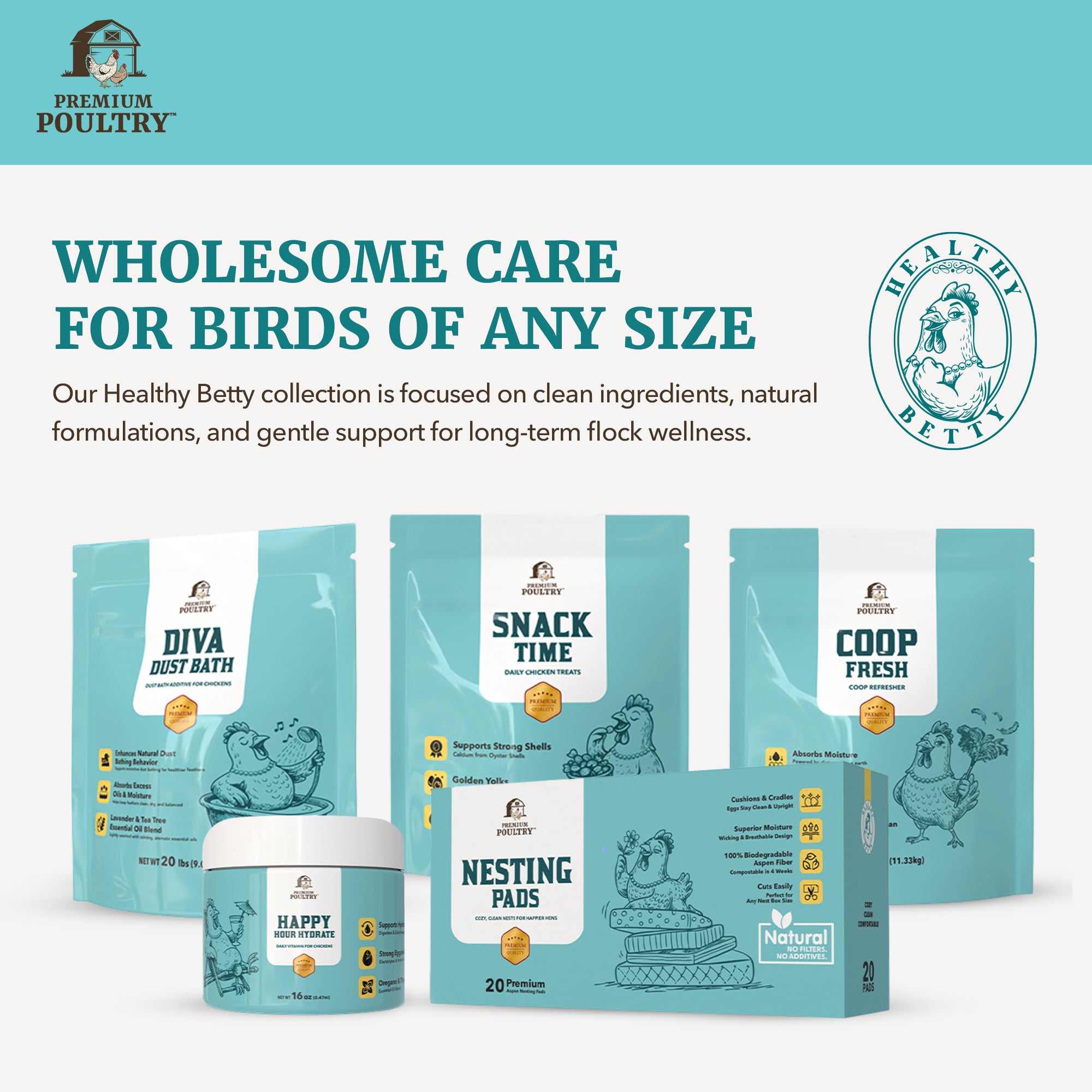 Premium Poultry Coop Fresh Odor, Moisture Control for Chicken Coop, 25lb, 2 Pack