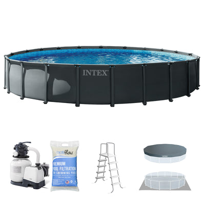 Intex Ultra XTR Frame 22'x48" Above Ground Pool and OptiFlow Premium Filter Sand - VMInnovations