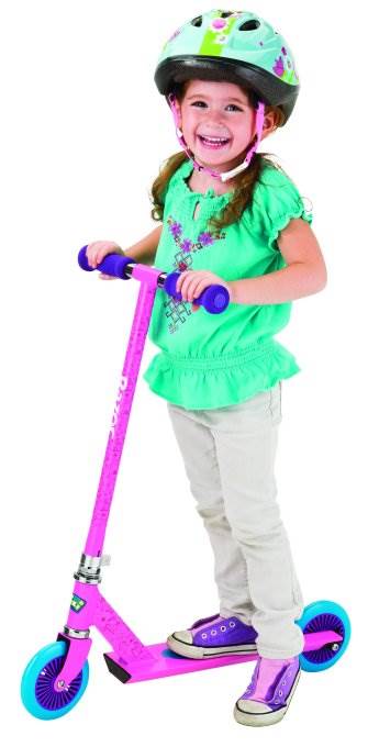 Razor Kixi Mixi Kick 2 or 3 Wheel Convertible Scooter (Pink & Purple) - Open Box