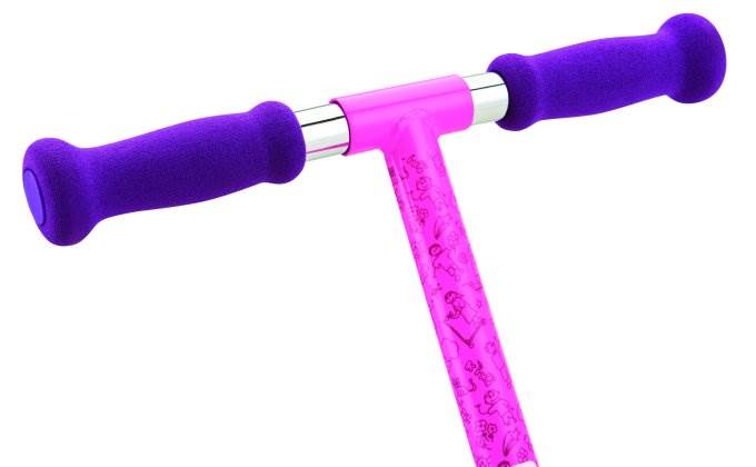 Razor Kixi Mixi Kick 2 or 3 Wheel Convertible Scooter (Pink & Purple) - Open Box