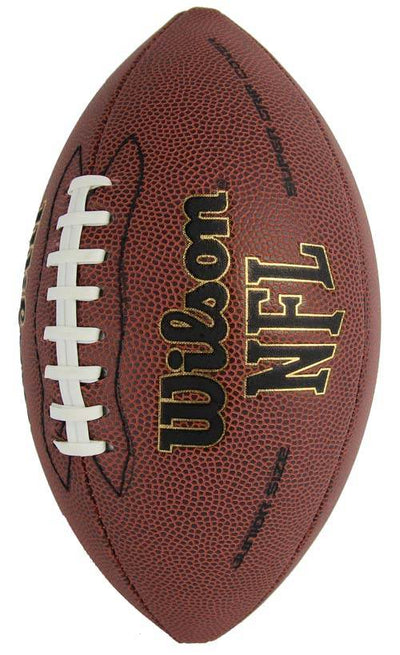 WILSON NFL Official Size Super Grip Composite Leather Game Football - Open Box