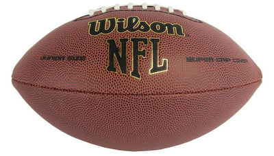 WILSON NFL Official Size Super Grip Composite Leather Game Football - Open Box