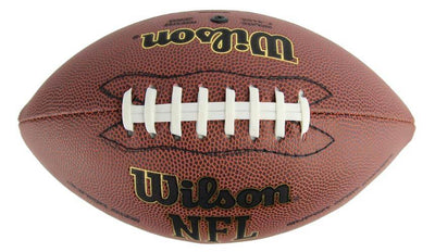 WILSON NFL Official Size Super Grip Composite Leather Game Football - Open Box