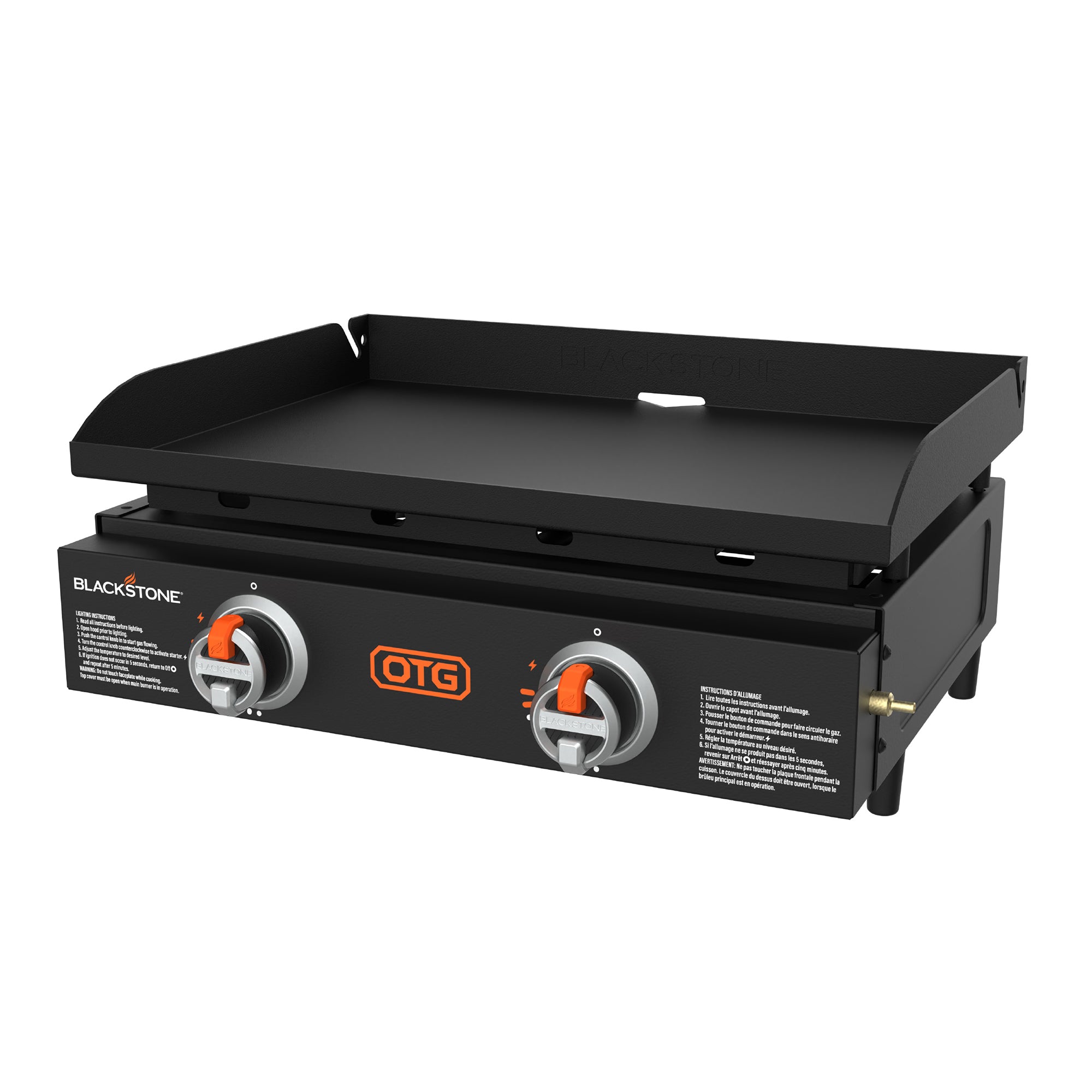 Blackstone OTG 22" Tabletop Griddle with Dual Heating Zones & Piezo Ignition