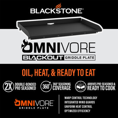 Blackstone OTG 22" Tabletop Griddle with Dual Heating Zones & Piezo Ignition - VMInnovations