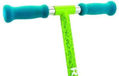 Razor Kixi Mixi Kick 2 or 3 Wheel Convertible Scooter (Blue & Green) - Open Box