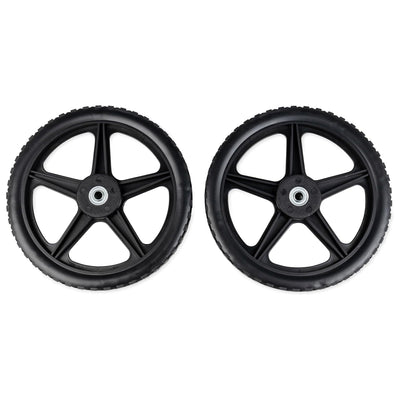 Camco Rhino Replacement Rear Wheels for RV Tote Tank with Bearings, (Open Box)
