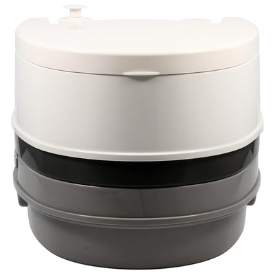 Camco 2.6 Gal Portable Toilet w Detachable Holding Tank & Carry Handle(Open Box)