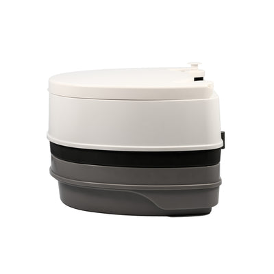Camco 2.6 Gal Portable Toilet w Detachable Holding Tank & Carry Handle(Open Box)
